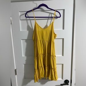 Super cute mustard yellow sundress